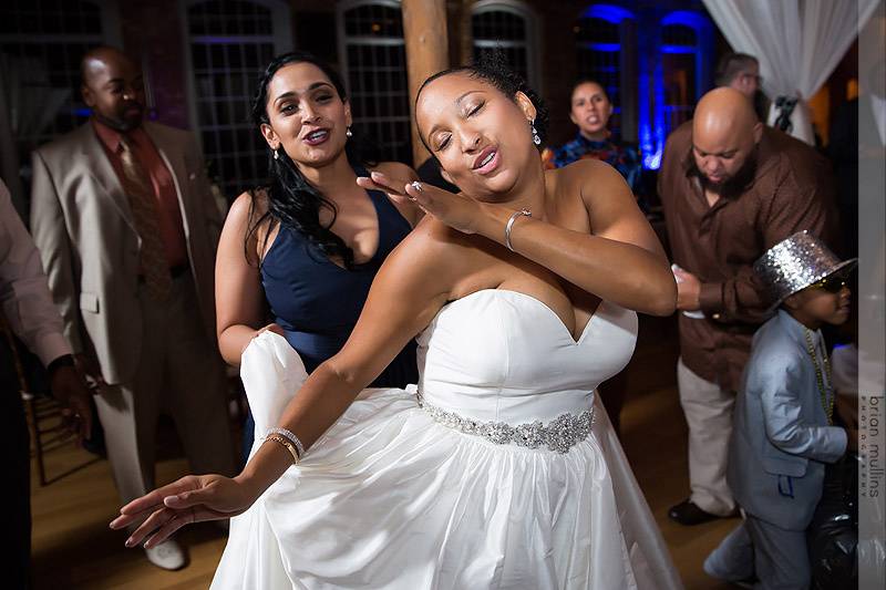 Bride Feels the Vibe!