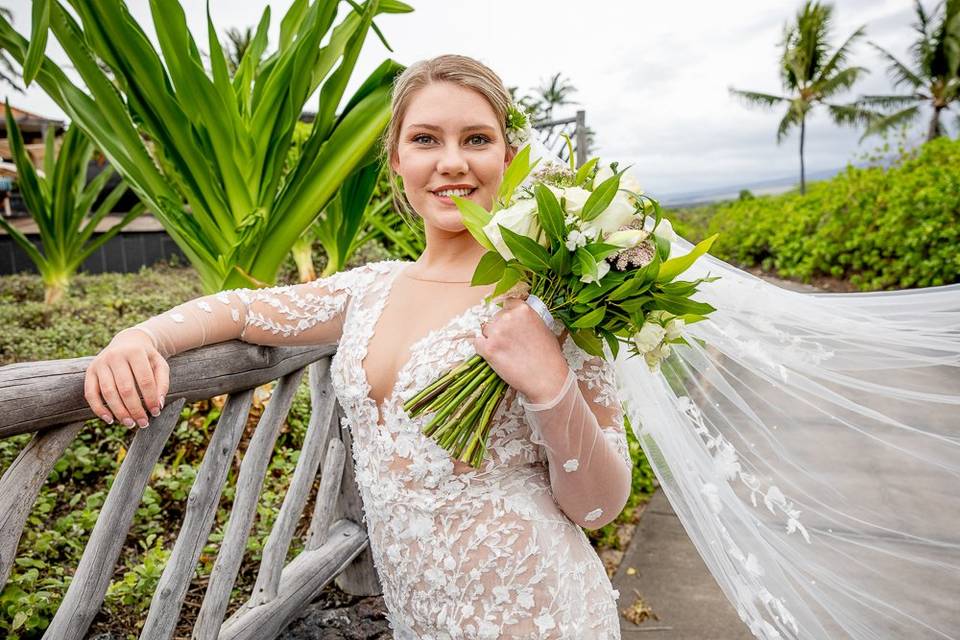 Intimate Wedding @ Kukio Beach