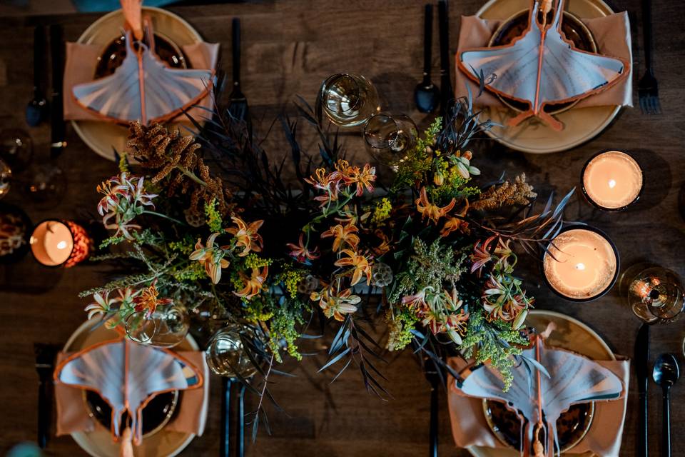 Moody Tablescape