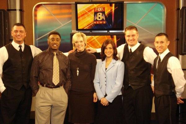 The DJ Crew on Fox 8 News