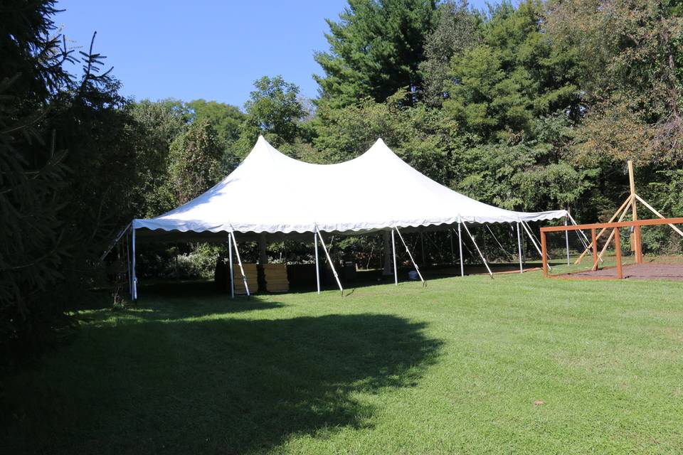 40x60 Wedding tent with high peaks