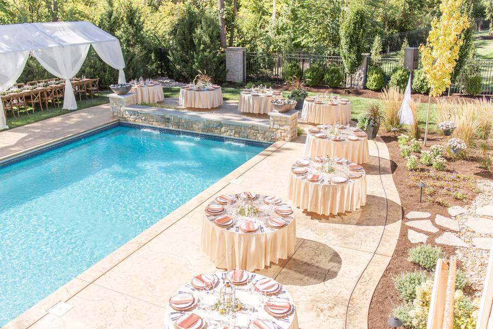 Tent and Guest Tables