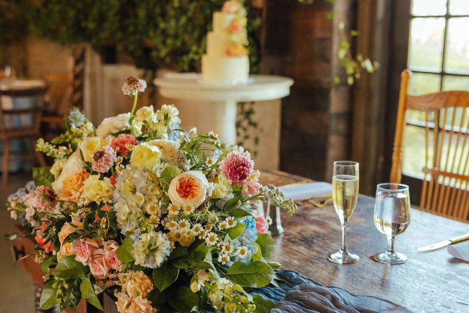 Colorful Wedding Centerpiece