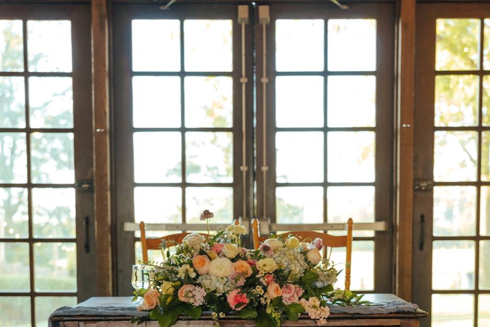 Colorful Wedding Ground Piece