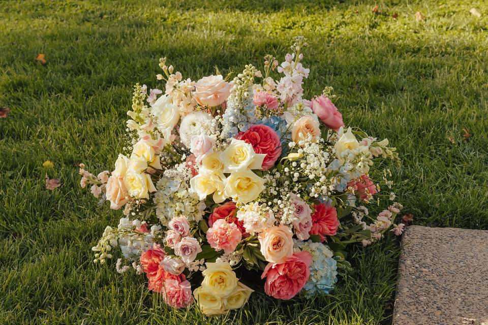 Colorful Farm Wedding Bud Vase