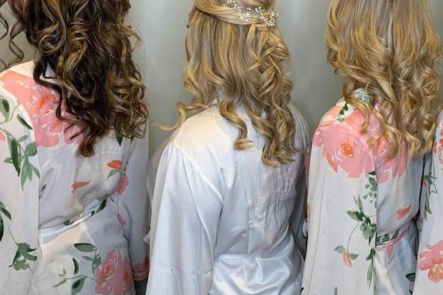 Bridal updo