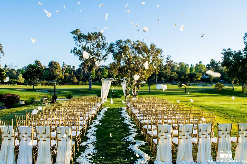 Outdoor wedding