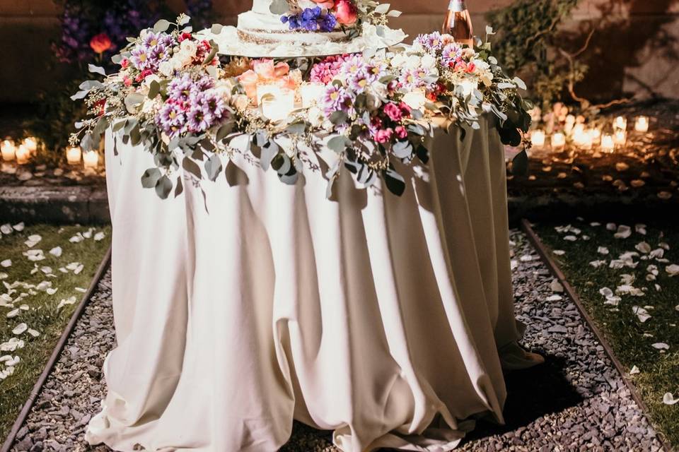 The wedding cake