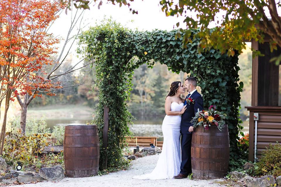 Ivy Wedding Arbor Entrance