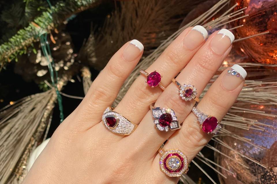 Ruby Engagement Rings