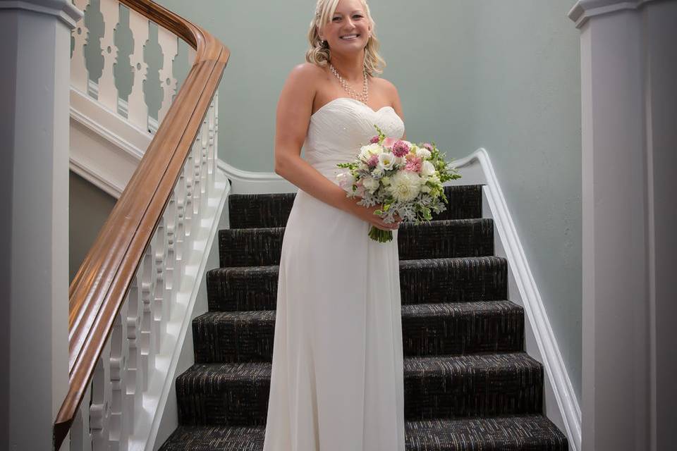 Beautiful Bride. Gand Staircase