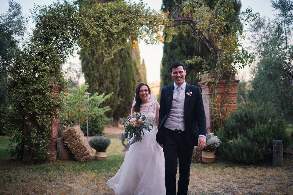 Rustic chic wedding in Tuscany