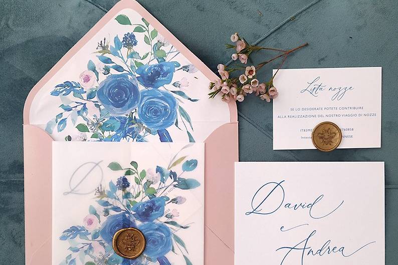 Floral stationery