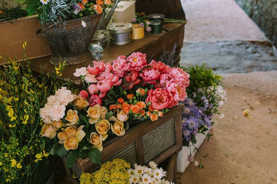 Floral gift for guest