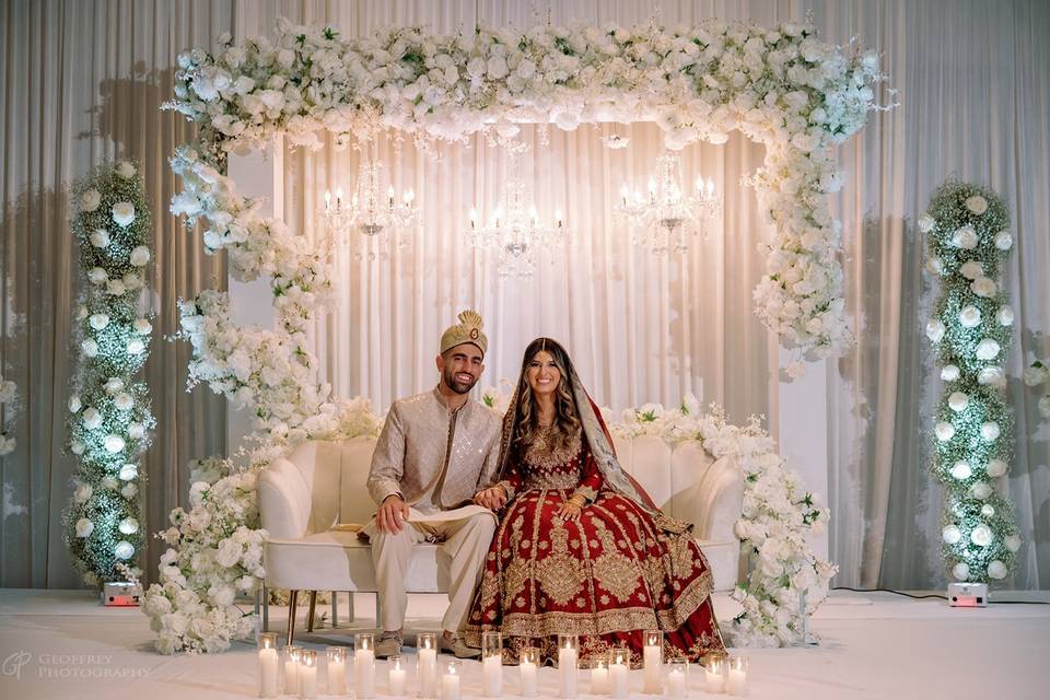 South Asian Couple's Portraits