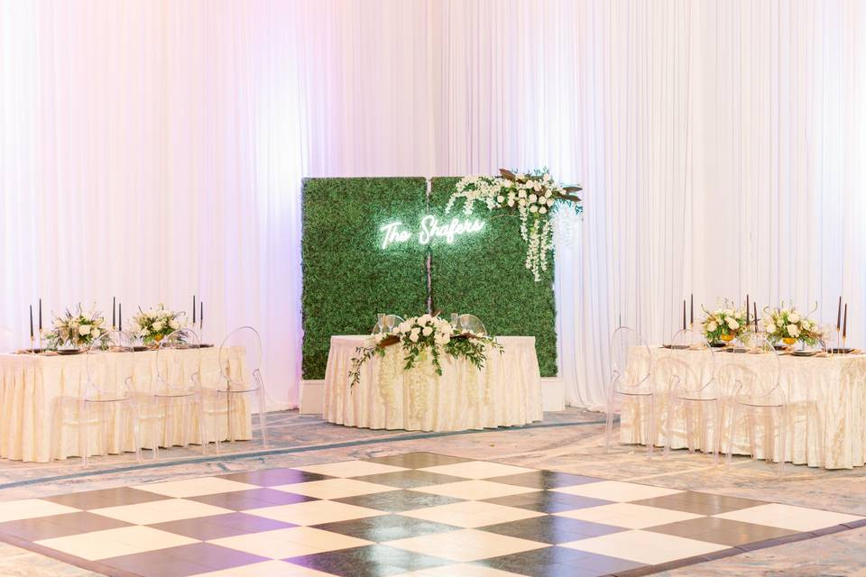 Ballroom Wedding Reception