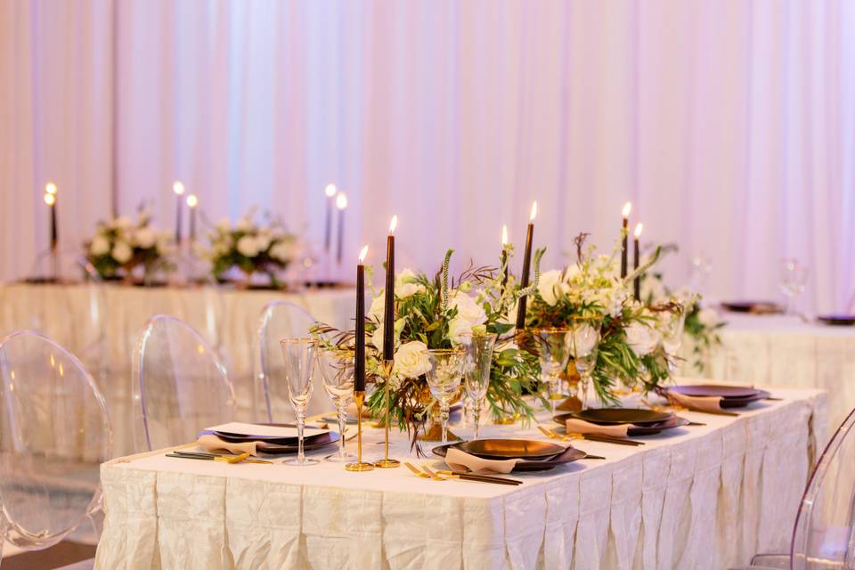 Ballroom Wedding Reception Set