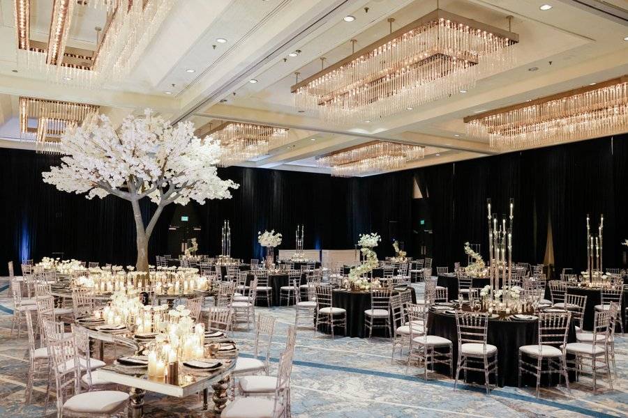 Ballroom wedding reception
