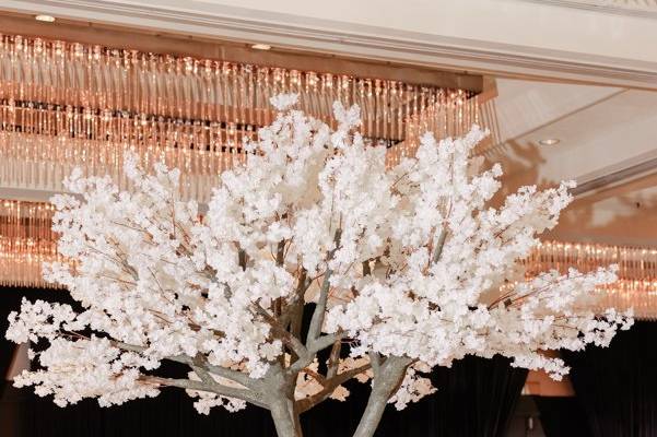 Ballroom wedding reception