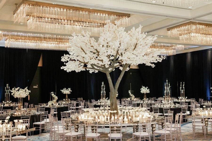 Ballroom wedding reception