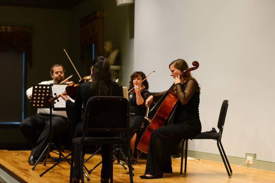 String quartet performance