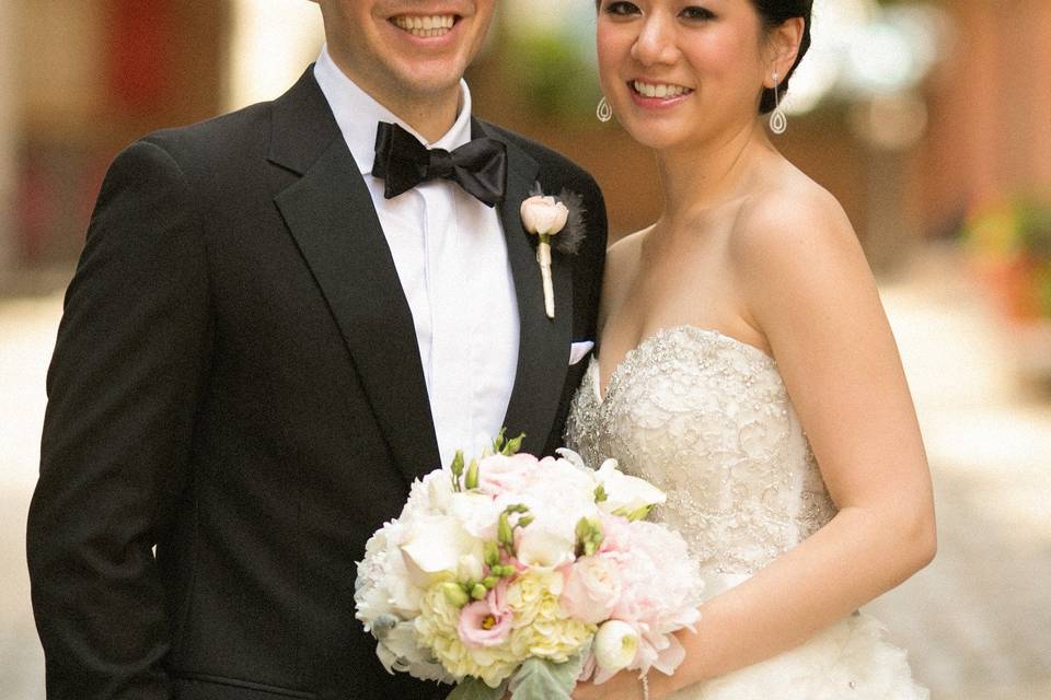 Happy couple portrait