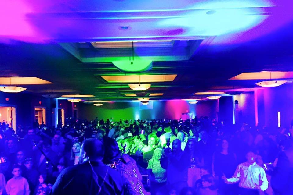 Funk Evolution performing a corporate event at Saratoga Spring's Vapor Nightclub.