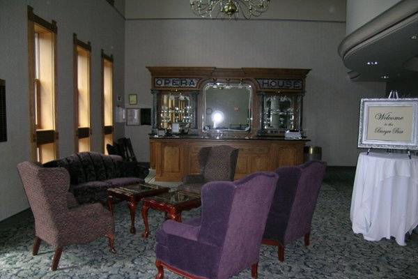 Upper Lobby seating area.
