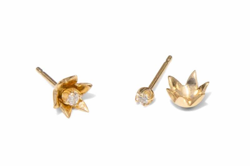 Pomegranate Crown Earrings
