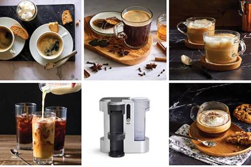 Deluxe coffee machine