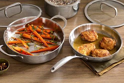 Stainless steel cookware