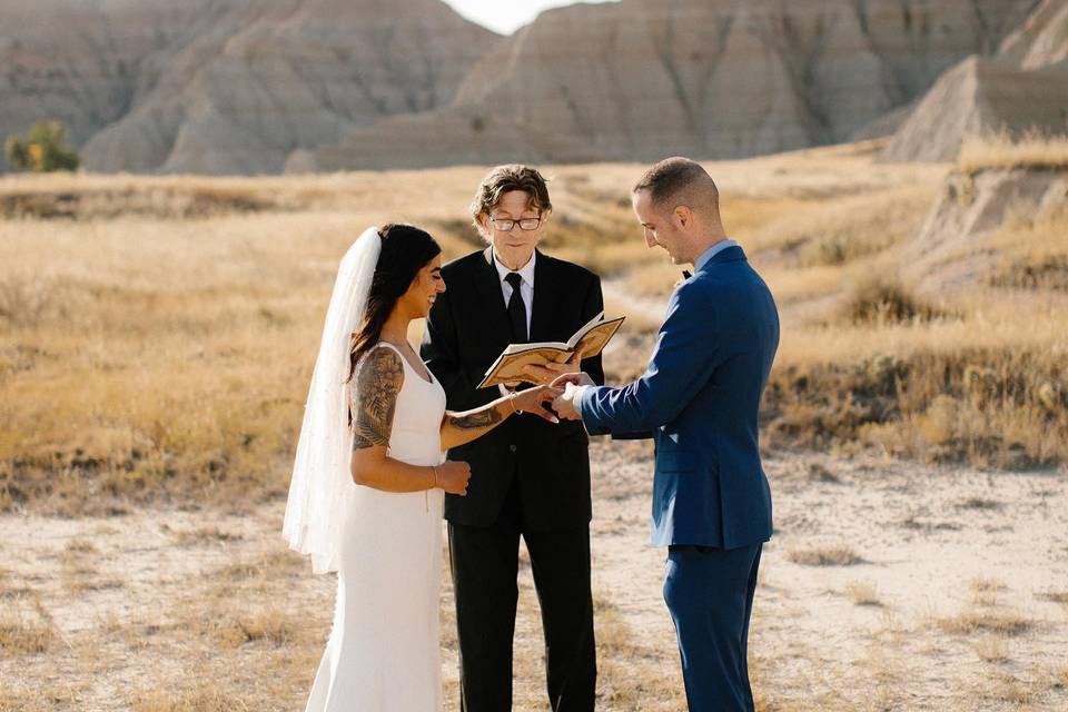 Warm and moody elopement