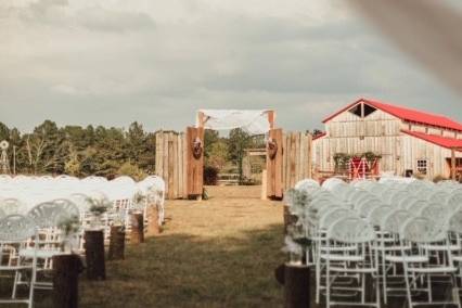Field wedding