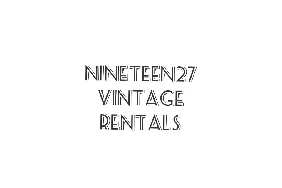 Nineteen27 Vintage Rentals