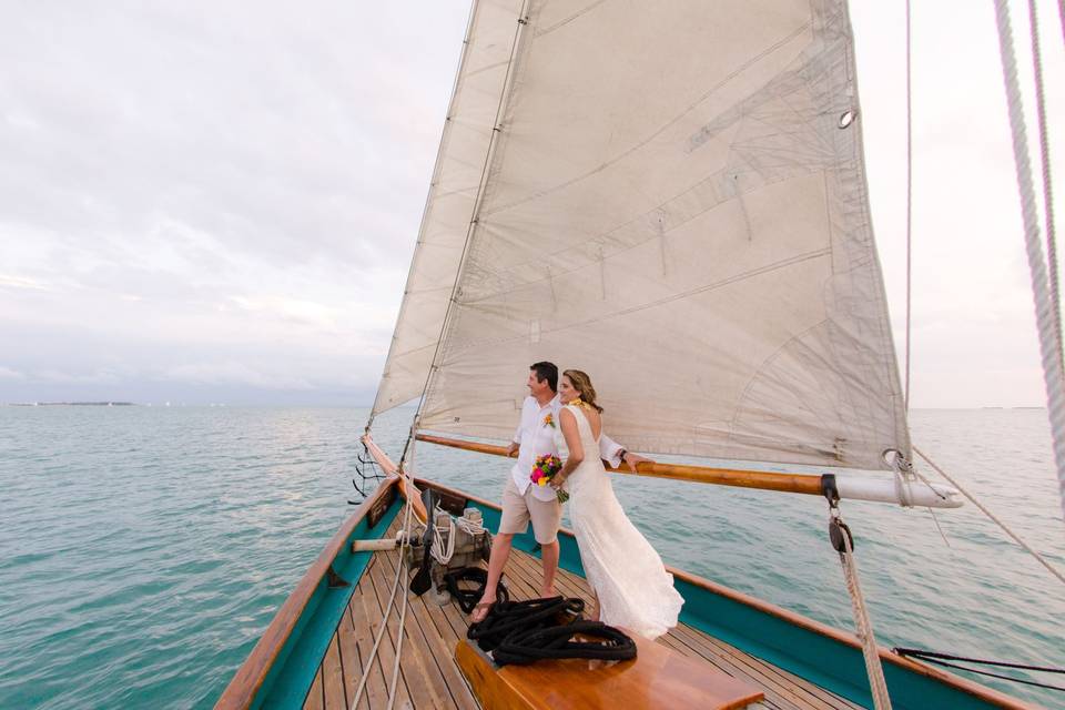 Sailing away together