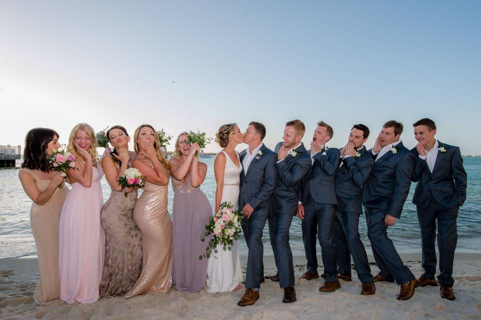 The wedding party
