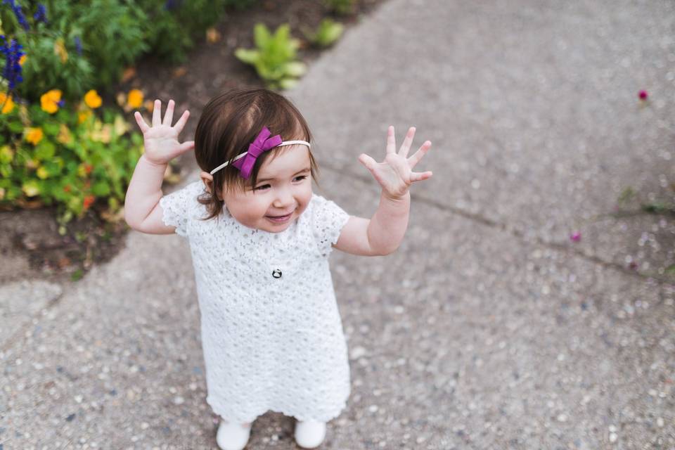 Adorable flower girl