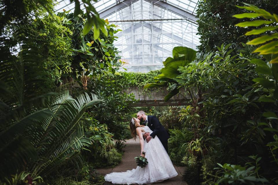 Botanical garden wedding