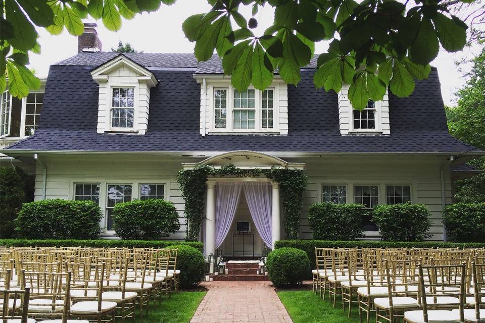 Gold chiavari chairs