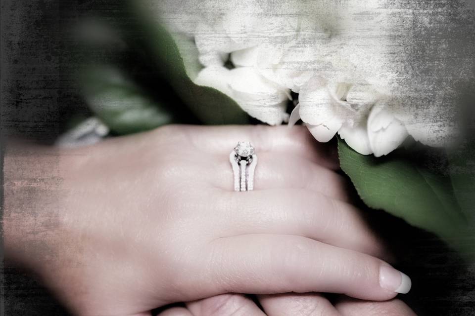Beautiful rings on loving hands