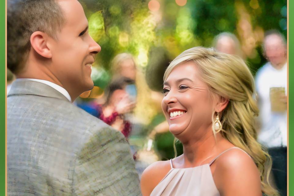 Lovely outdoor wedding