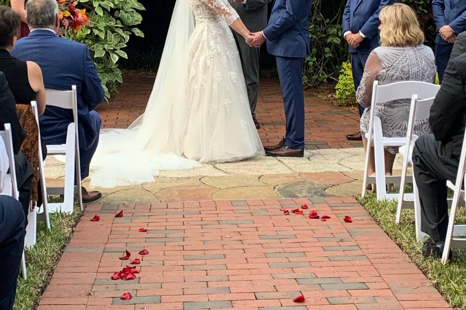 Sunken Gardens Ceremony