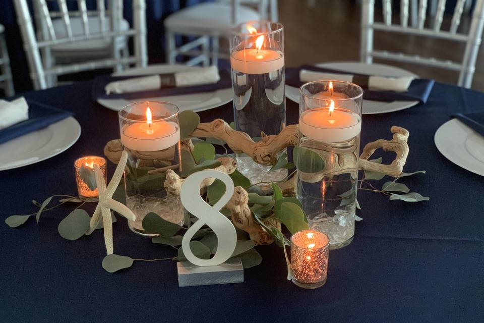 candles, floating candles, wedding planner, Beaumont Texas