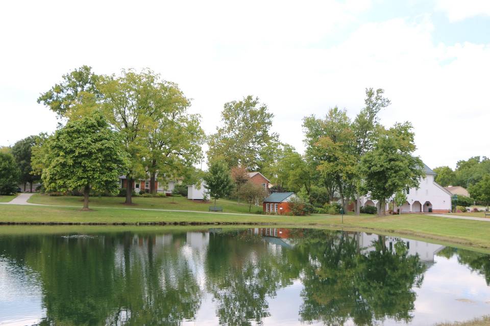 Pond, Park, Barn and Homestead