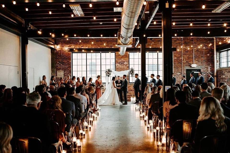 Ceremony, dreamy candles