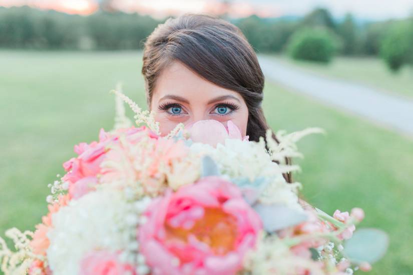 Bride's eyes