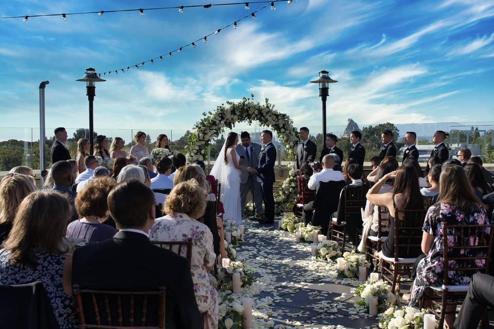 Rooftop Wedding