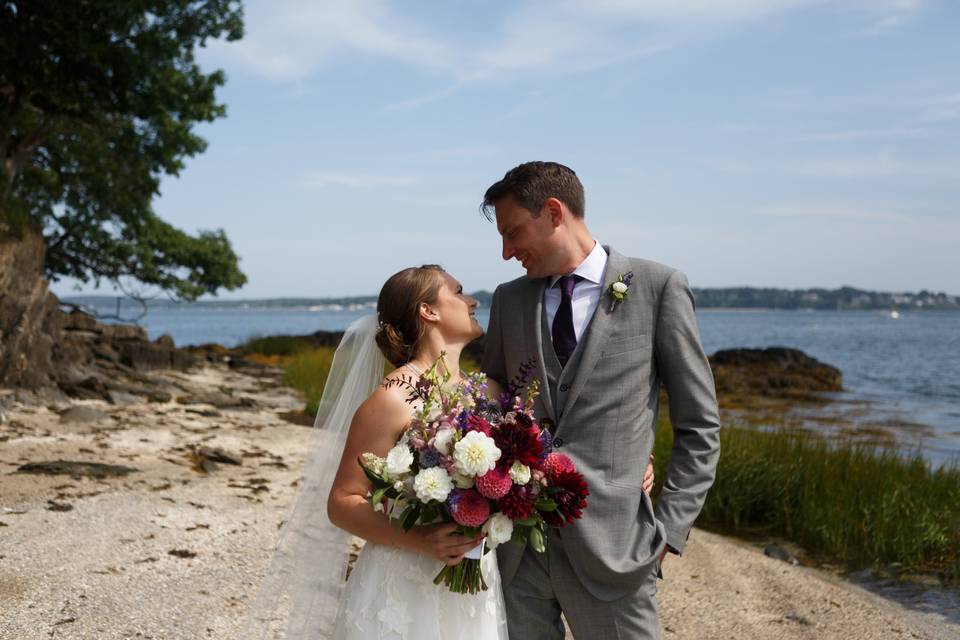 Cow Island wedding