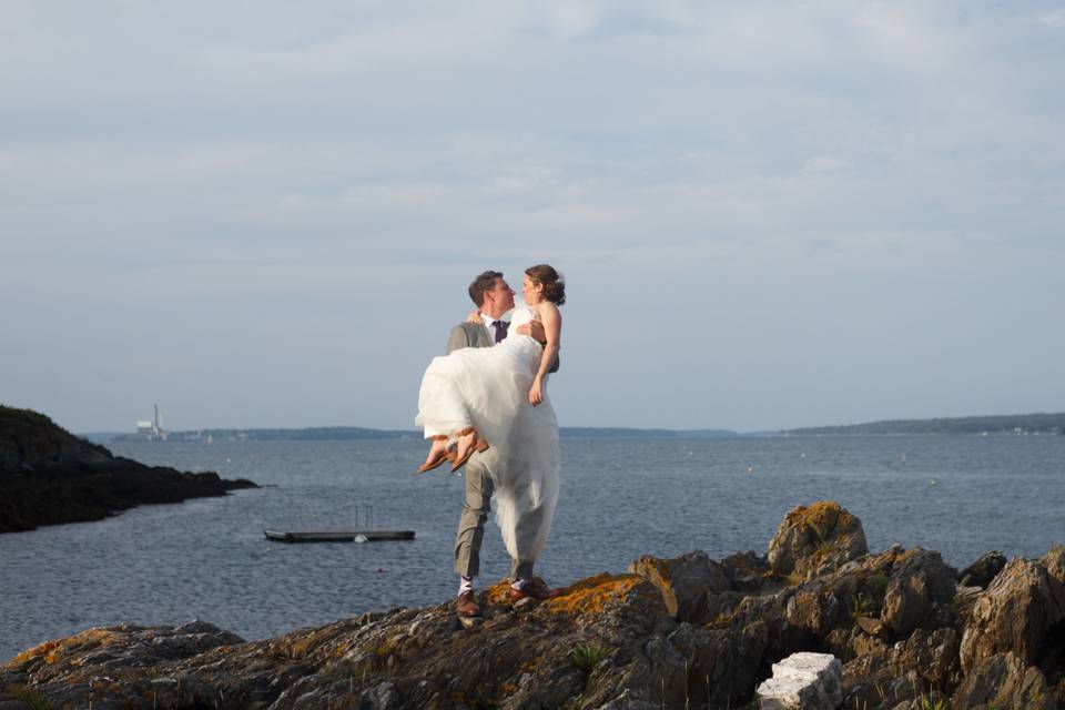 Cow Island wedding