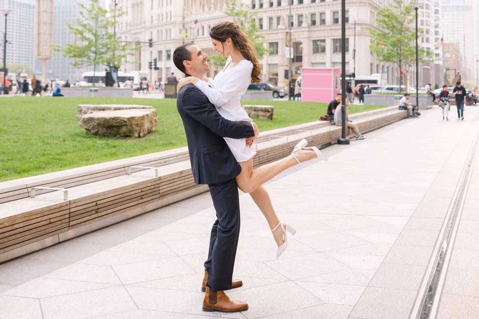 Downtown Chicago Elopement